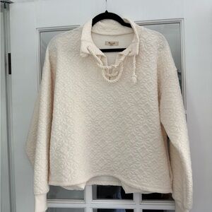 Madewell Quilted Pullover Sweater